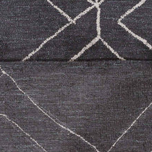 hand-knotted-loom-silk-area-charcoal-beige-rug-closeup 1