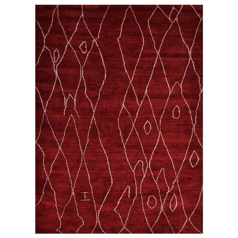 Ikat Hand Knotted Rug