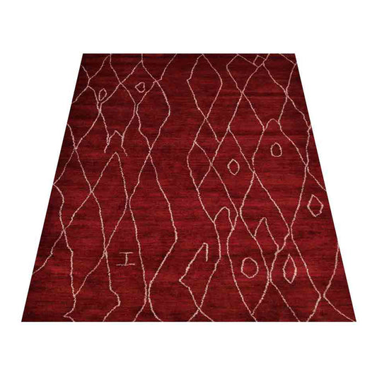 Ikat Hand Knotted Rug