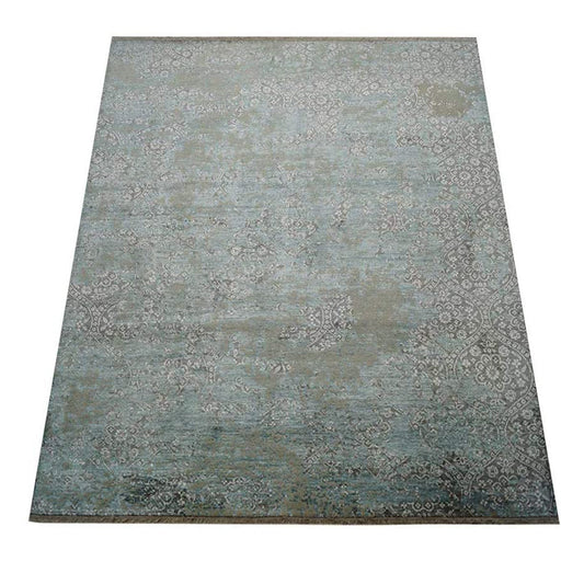 hand-knotted-loom-silk-area-rug-geometric-light-blue-side 2