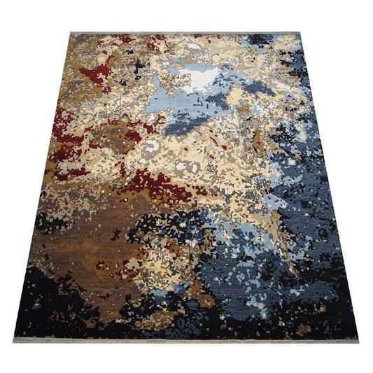 hand-knotted-light-red-gold-silk-area-rug-side 2
