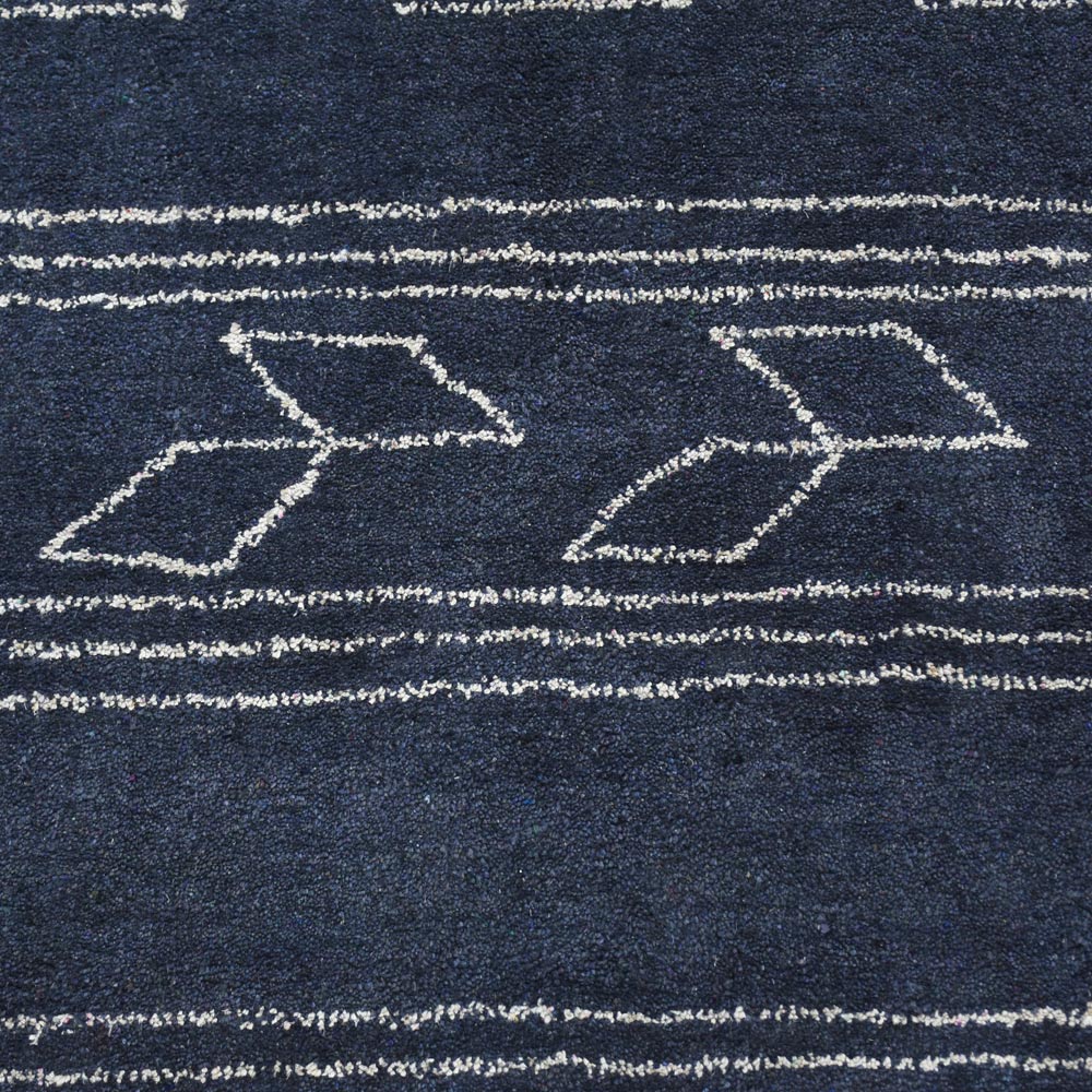 Lattice Hand Knotted Rug