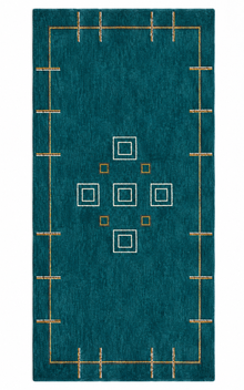 SereneFusion Hand Knotted Rug