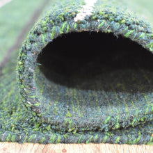 hand-knotted-silk-contemporary-dark-green-rug-closeup 3