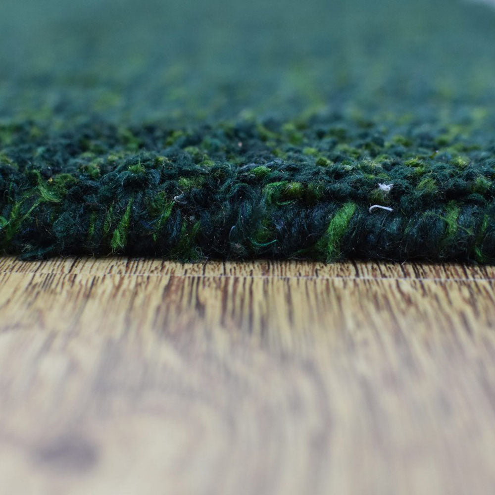 hand-knotted-silk-contemporary-dark-green-rug-closeup 4