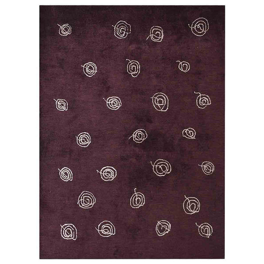 VelvetWhirl Hand Knotted Rug