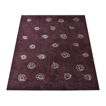 VelvetWhirl Hand Knotted Rug