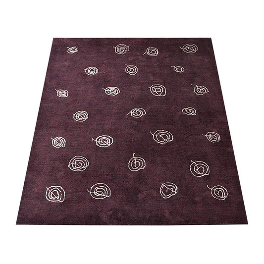 VelvetWhirl Hand Knotted Rug
