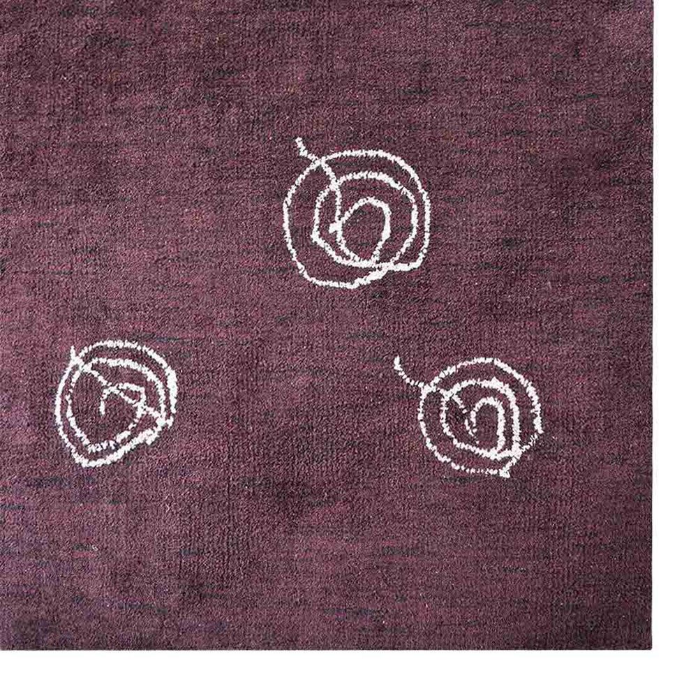 VelvetWhirl Hand Knotted Rug