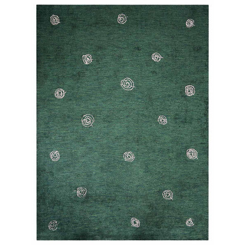 VelvetWhirl Hand Knotted Rug