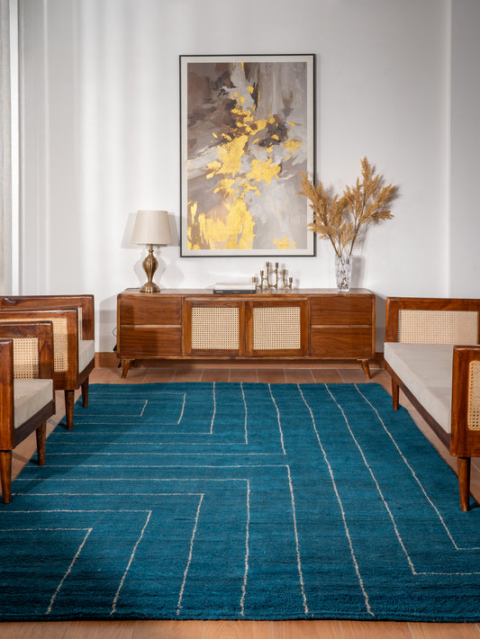 Diamond Hand Knotted Rug