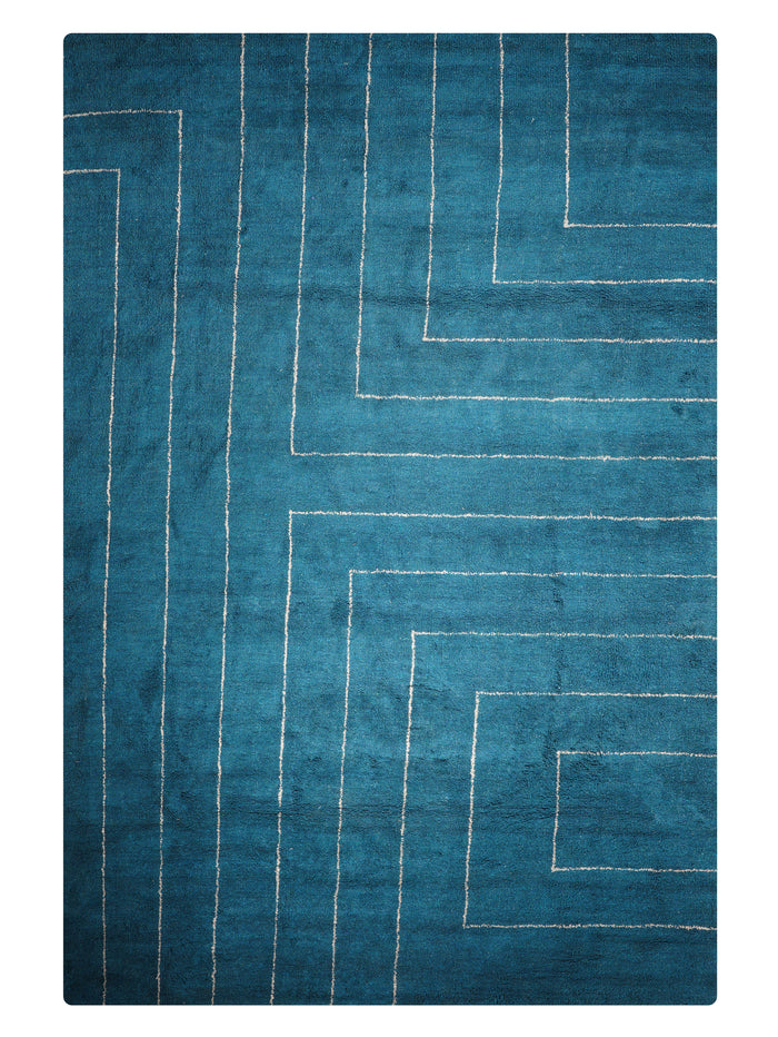 Diamond Hand Knotted Rug — rug only