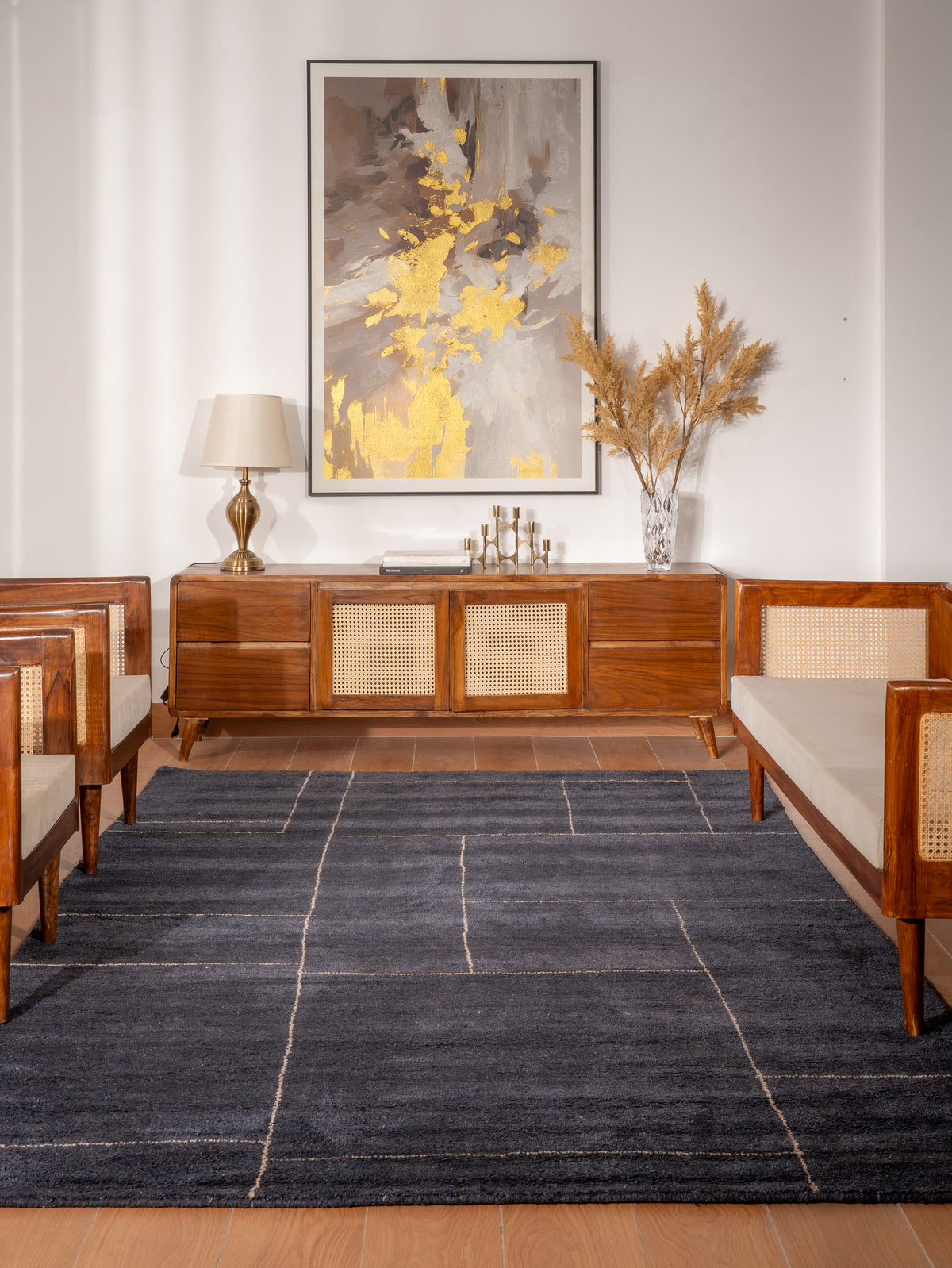 Diamond Hand Knotted Rug