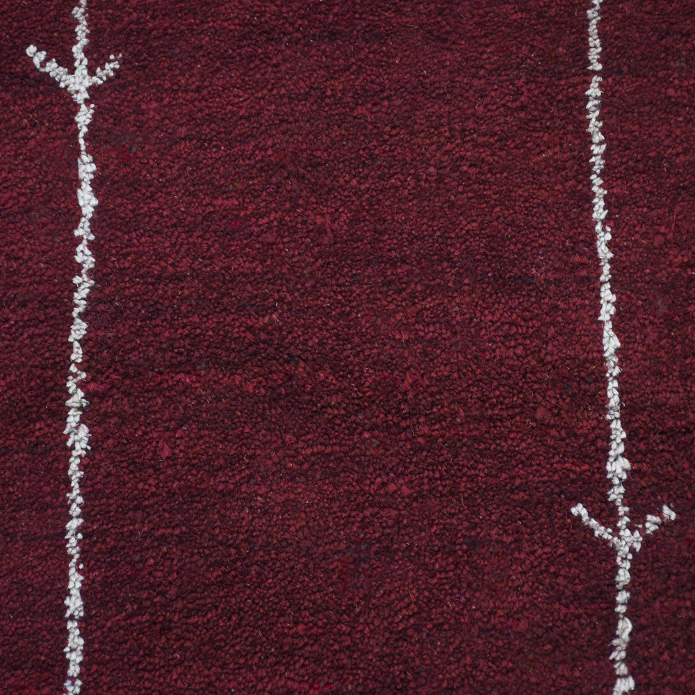 hand-knotted-loom-silk-mix-area-rug-contemporary-red-closeup 1