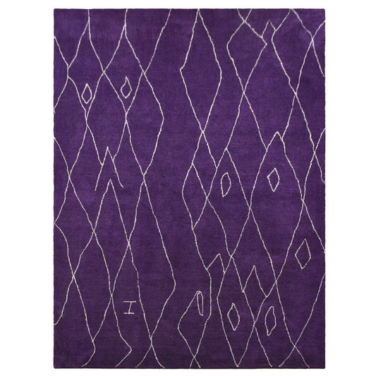 Cube Hand Knotted Rug