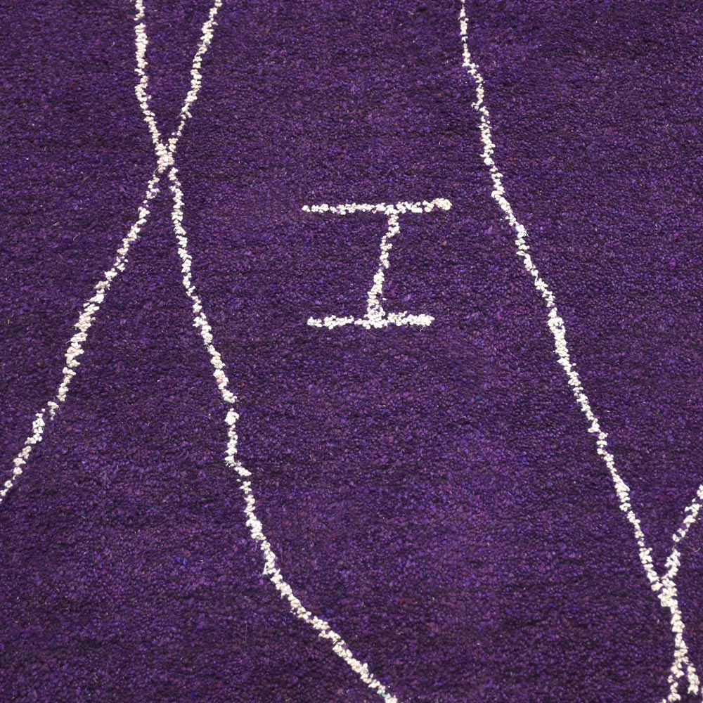 Cube Hand Knotted Rug