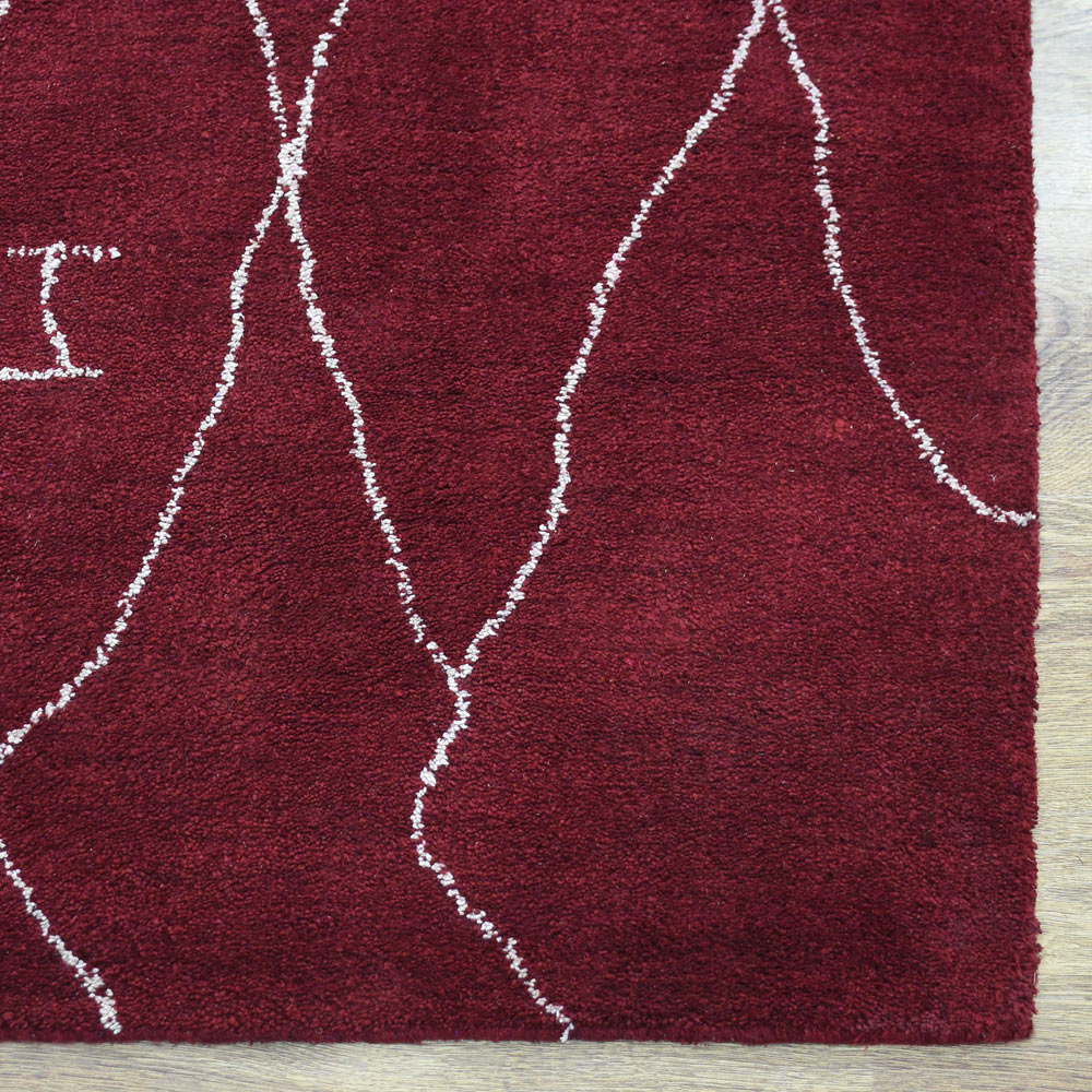 Cube Hand Knotted Rug