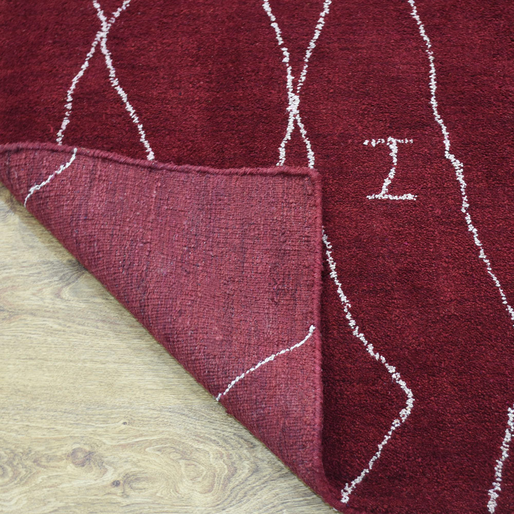 Cube Hand Knotted Rug