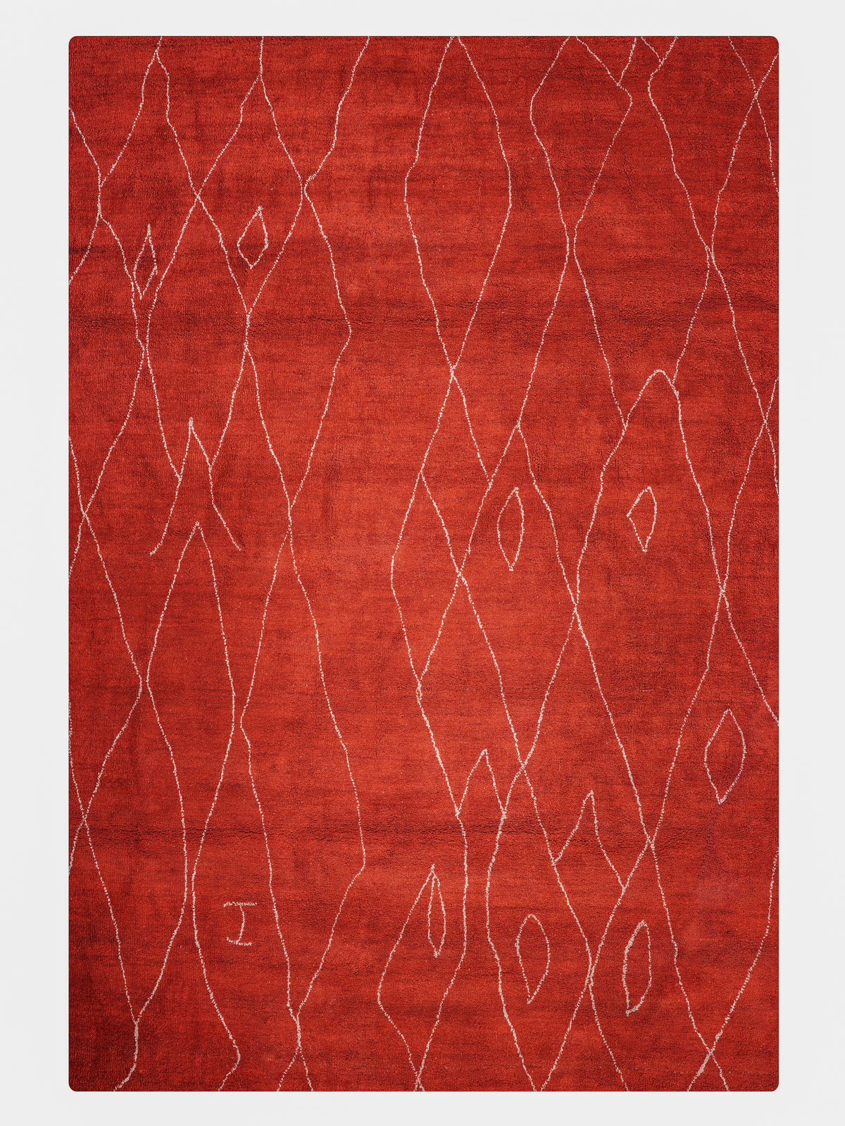 Cube Hand Knotted Rug