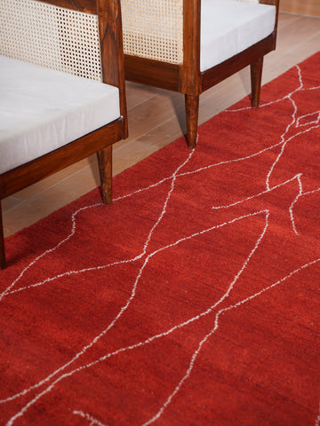 Cube Hand Knotted Rug