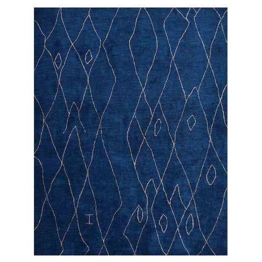 Cube Hand Knotted Rug