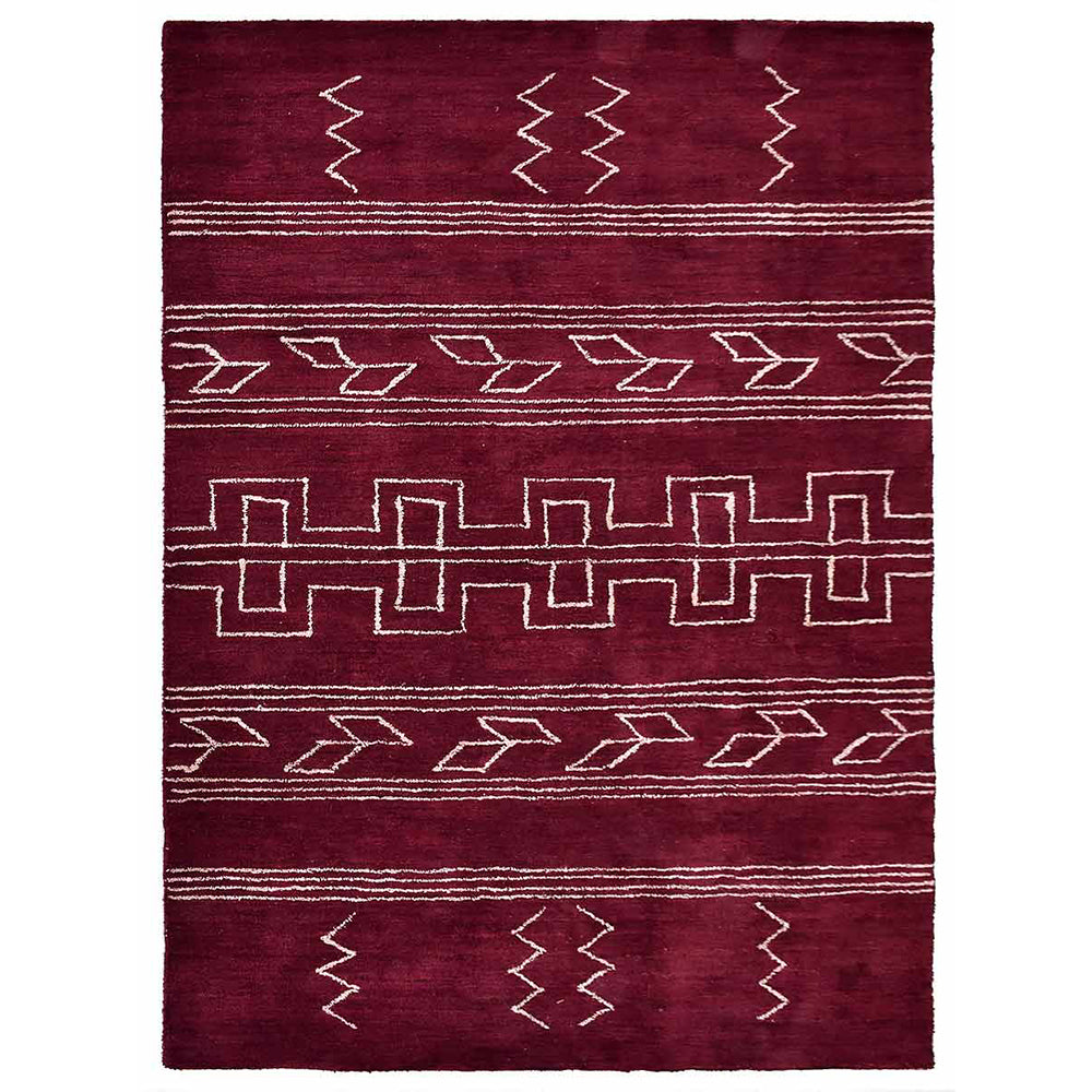 Rhomb Hand Knotted Rug