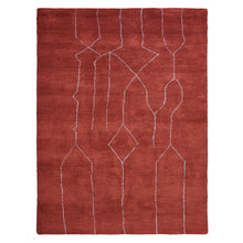 hand-knotted-loom-silk-mix-area-rug-contemporary-rust-beige-side 1