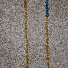 Hand-Knotted-Contemporary-Handmade-beige-gold-rug-closeup 1