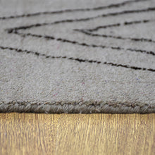 hand-knotted-loom-contemporary-beige-brown-rug-closeup-4