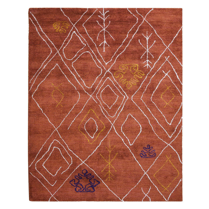 hand-knotted-loom-contemporary-orange-beige-rug-side-1