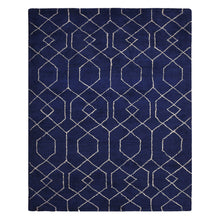 hand-knotted-dark-blue-white-geometric-rug-side-1