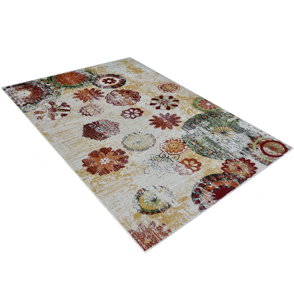 Rose Machine Woven Rug