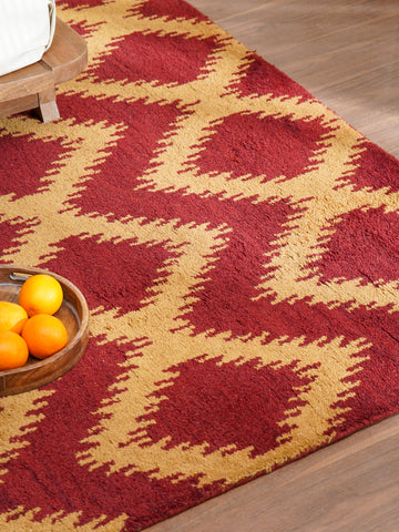 Braided Hand Knotted Rug