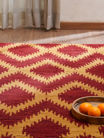 Braided Hand Knotted Rug