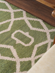 Hexagonal Hand Knotted Rug