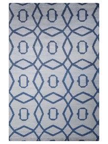 Hexagonal Hand Knotted Rug