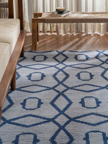 Hexagonal Hand Knotted Rug