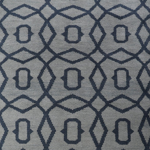 Hexagonal Hand Knotted Rug