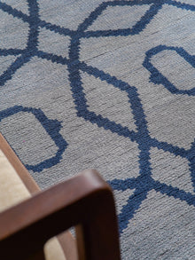 Hexagonal Hand Knotted Rug