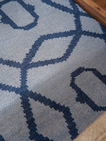 Hexagonal Hand Knotted Rug