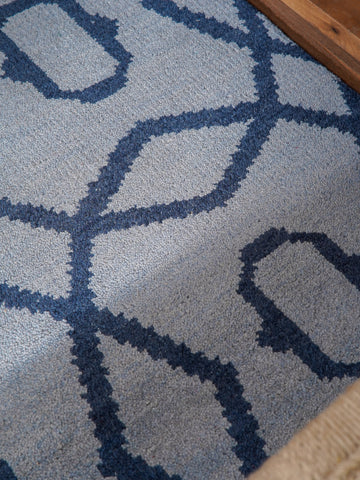 Hexagonal Hand Knotted Rug