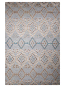 Honeycombed Hand Knotted Rug