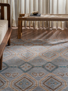 Honeycombed Hand Knotted Rug