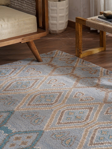 Honeycombed Hand Knotted Rug