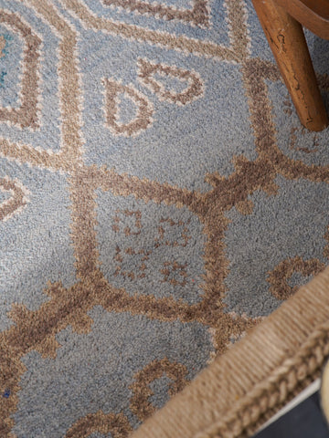 Honeycombed Hand Knotted Rug