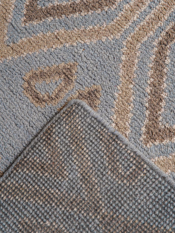 Honeycombed Hand Knotted Rug