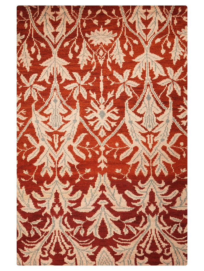 Passion Fruit Hand Knotted Rug — rug only