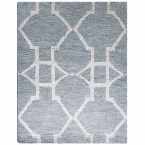 Interwoven Hand Knotted Rug