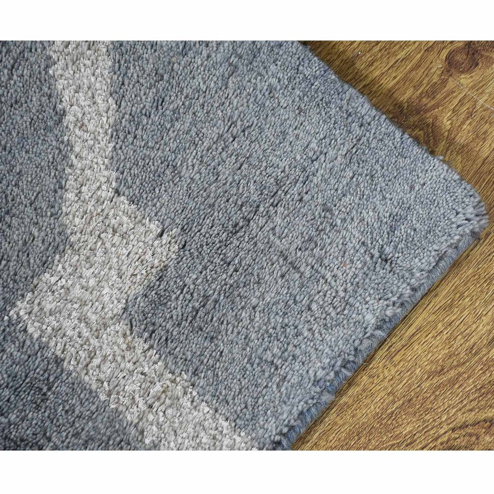 Interwoven Hand Knotted Rug