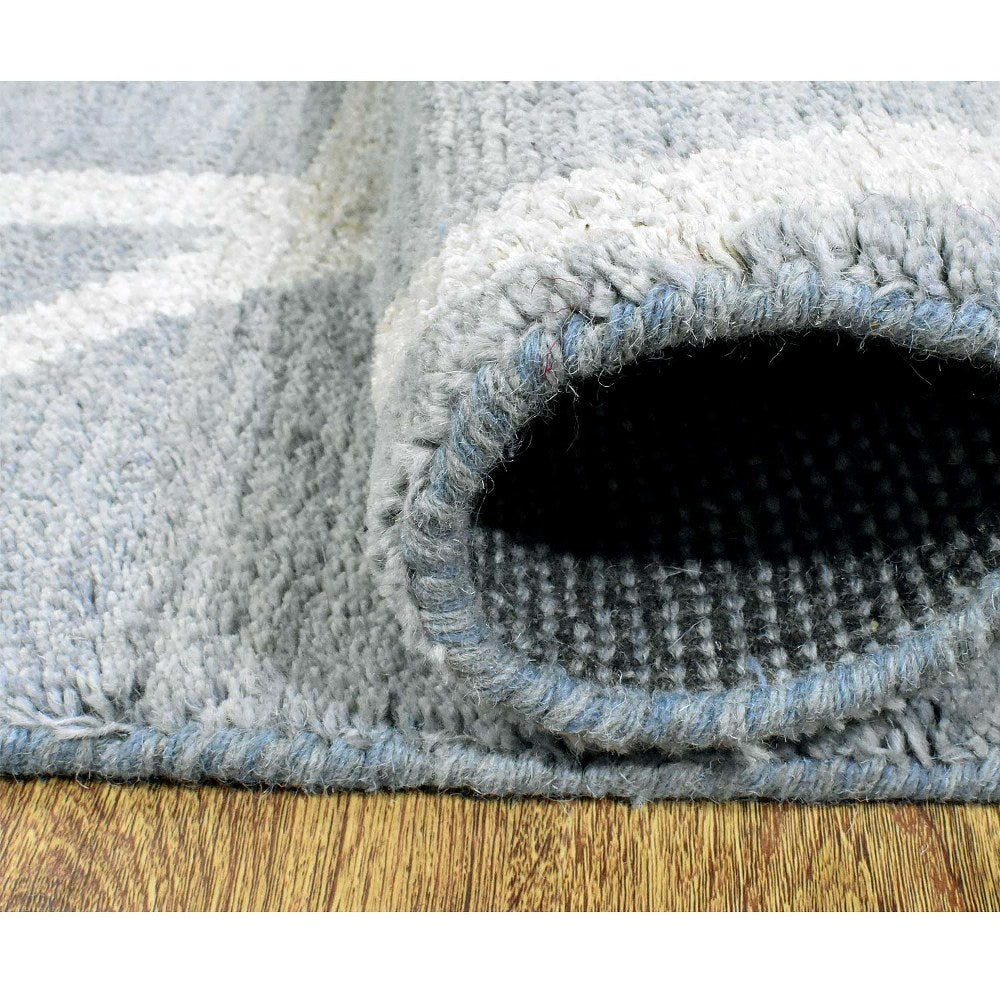 Interwoven Hand Knotted Rug